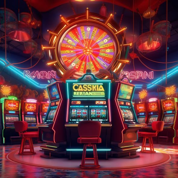 Tampilan permainan slot Wild Fireworks di kasih 4d dengan gulungan, simbol pembayar, dan antarmuka kontrol spin